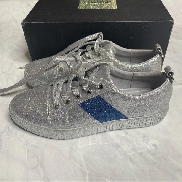 Opening Ceremony Silver Glitter La Cienega Sneakers